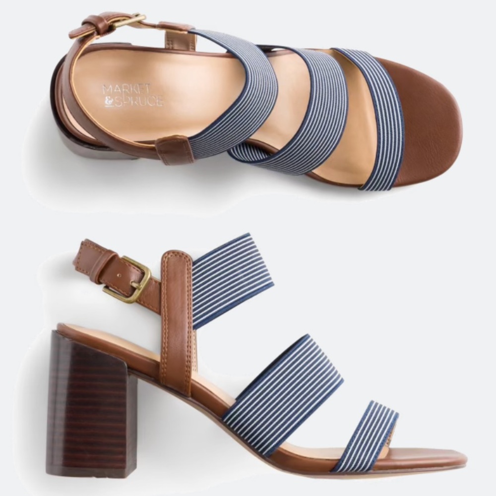 Market & Spruce Nicole Elastic Strap Heel from Stitch Fix
